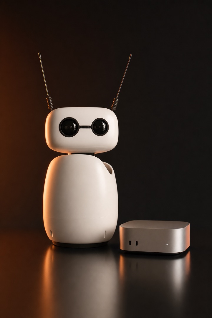 Kocoro Robot with its Mac mini base